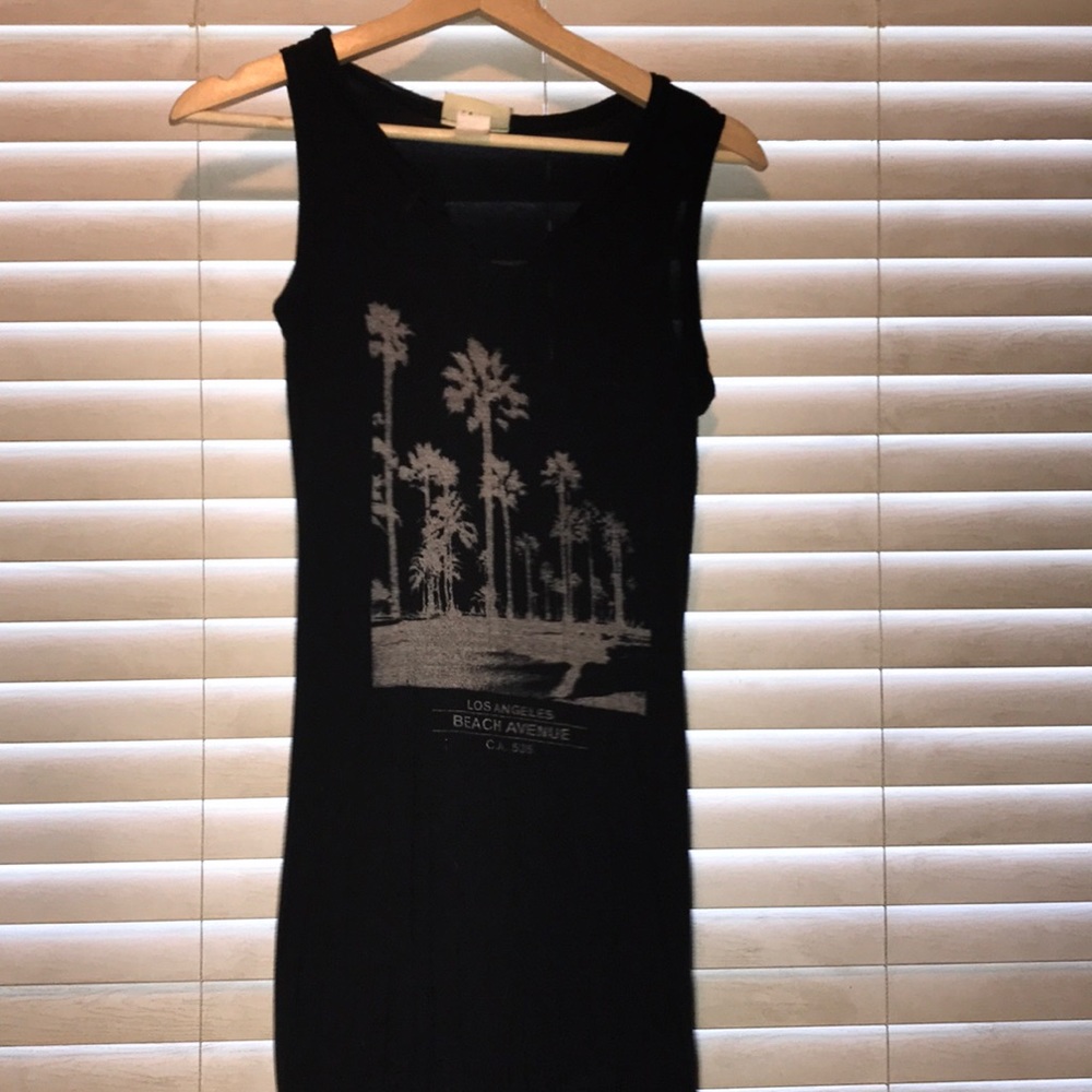 Black maxi dress california